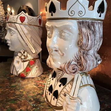 Porcelain King and Queen Vessels