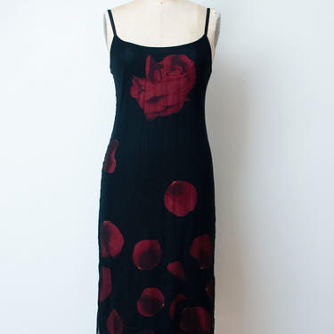1990s Rose Petal Mesh Dress | Moschino 