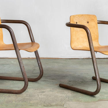 Pair of Studio Produced Bentwood Club Chairs