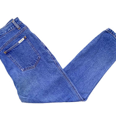 Vintage 1990s BILL BLASS High Waist Jeans ~ measure 28 x 26 ~ Tapered Fit ~ 90s Mom Jeans ~ 28 Waist 