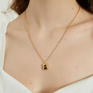Reese Gold North Star tear drop Pendant Necklace, gold North Star Necklace, gift for her, gold northern star pendant necklace, gold star 
