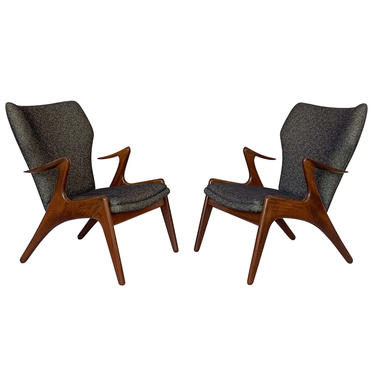 Pair Kurt Ostervig Lounge Chairs