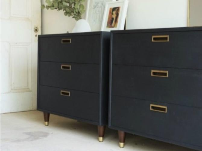 Black 3 Drawer Dresser Set From Stylemutt Home Of Leesburg Va Attic