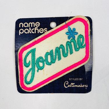 Retro Joanne Name Patch Styled by Costumakers, Vintage Name Patch, Joanne Patch 