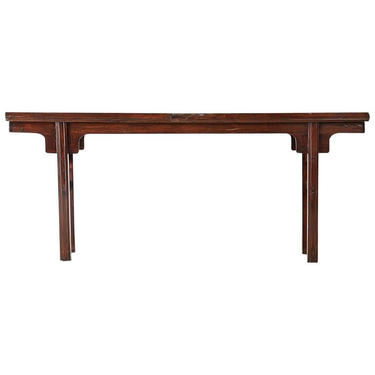 Chinese Hardwood Altar Table or Console Table by ErinLaneEstate