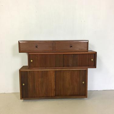 Trio of Small Handmade Mid Century Cabinets 