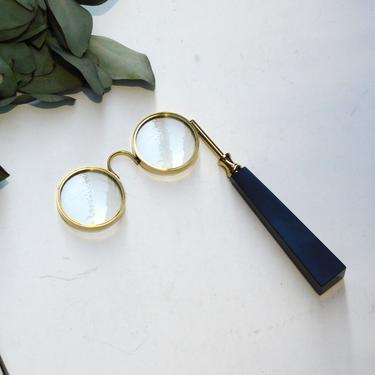 Noir & Brass Hand Held Magnifying Glasses