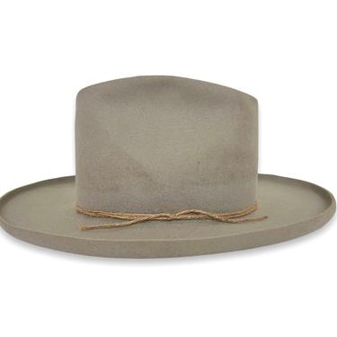 Vintage BAILEY Cowboy Hat ~ size 7 ~ Pencil Curl ~ Western Fedora ~ Silverbelly ~ 5X Beaver Fur Felt ~ Rancher / Open Road 