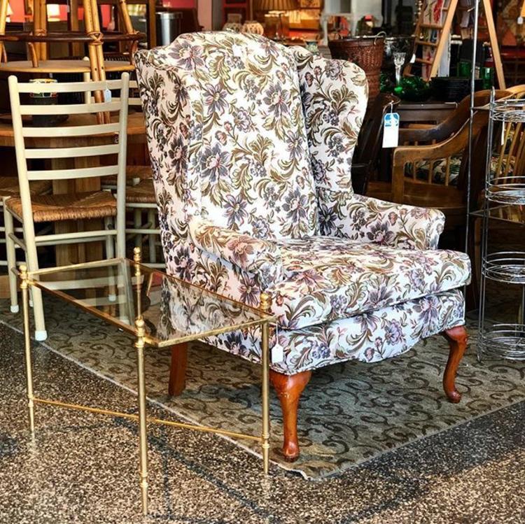                   Wingback chair
