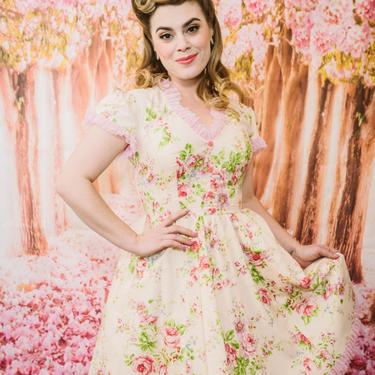 Truly pinup vintage style floral Dress 