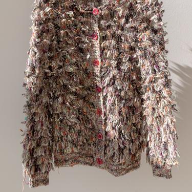 1970s Spectrum Shag Yarn Coat