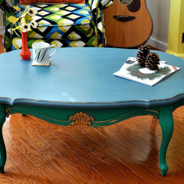 Vintage Two- Toned Coffee Table 