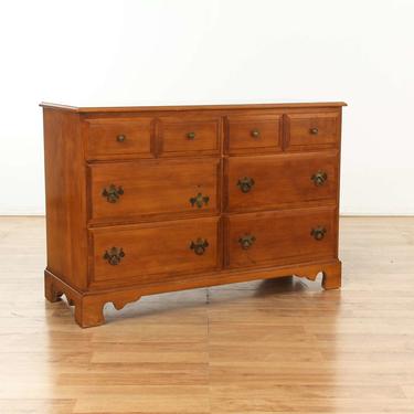 6 Drawer Traditional Maple Short Dresser