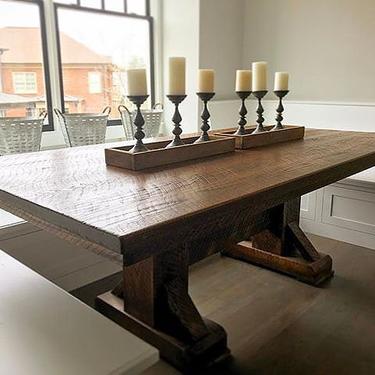 Post and Beam Farmhouse Dining Table 