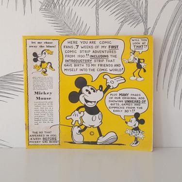 Vintage Mickey Mouse, Comic Strip, Disney Merchandise, Self Published circa 70's 