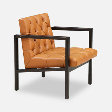 Edward J. Wormley Tufted Lounge Chair for Dunbar