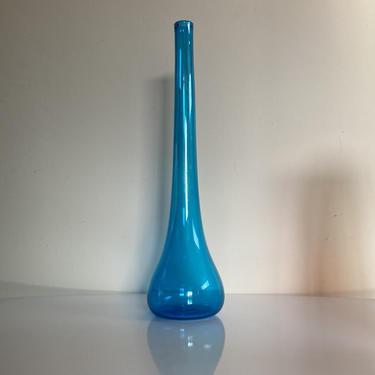 tall Blenko vase #4616 in handblown glass 