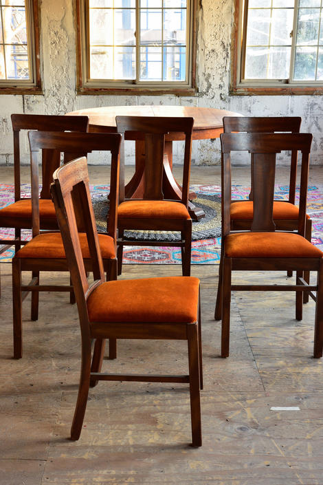 Vintage Oak Chairs – Set of 6