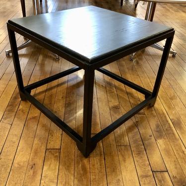 Vintage Asian Black Lacquer Side Table 1960&#8217;s