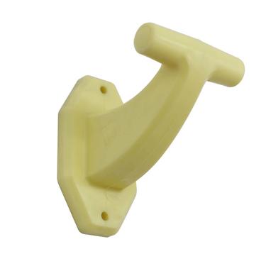 Vintage 1940s French Yellow Bakelite Wall Hook