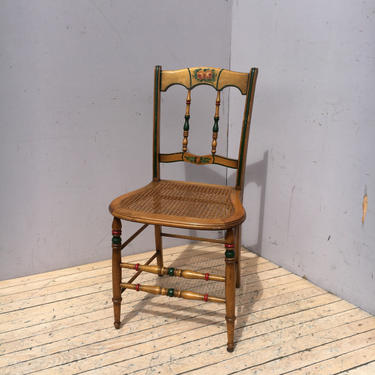 Hitchcock Chair w/ Rattan Seat