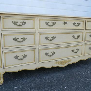 French Shabby Shic Painted Long Dresser Bathroom Vanity Tv Console 2122