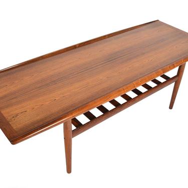 Grete Jalk for Glostrup Brazilian Rosewood Mid Century Modern Coffee Table 