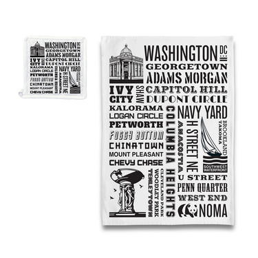 Washington DC Neighborhoods Pot Holder &#038; Tea Towel Set