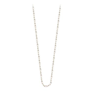 16.5&quot; Classic Gigi Necklace - WHITE + YELLOW GOLD