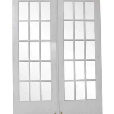 Vintage 15 Lite White Double French Doors 83 x 59.75