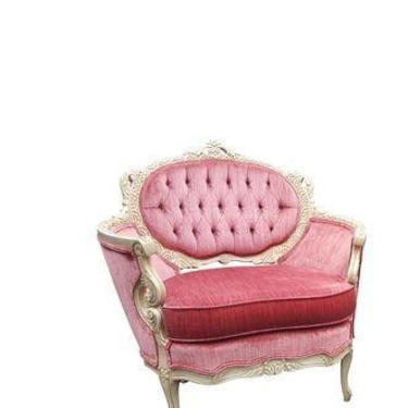 Vintage Pink French Club Chair