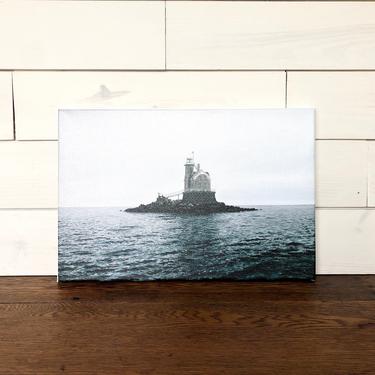 Lighthouse Print on Stretched Canvas - Beach Artwork 