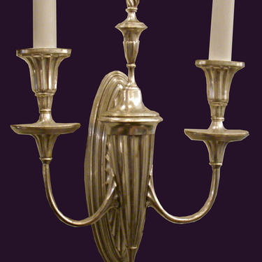 Classical Silverplated Sconce