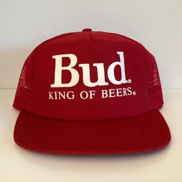 Budweiser “Bud King Of Beers” Red Trucker Hat