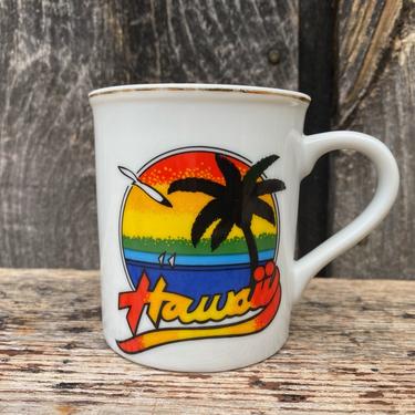 Vintage Hawaii Mug -- Mug of Hawaii -- Hawaii Mug -- Vintage Hawaii - Vintage Mug of Hawaii -- Hawaii Coffee Mug 
