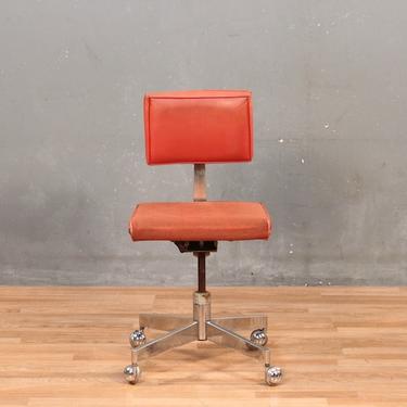 Ashland Mid Century Poppy Rolling Desk Chair – ONLINE ONLY