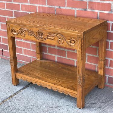 Vintage Folkart Table Stand 