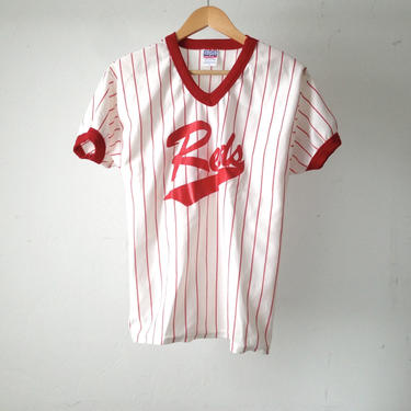 vintage CINCINATTI REDS pinstripe MLB vintage baseball jersey number 3 pete rose 