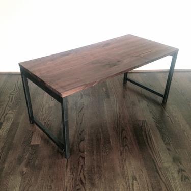 The &amp;quot;Gannon&amp;quot; Coffee Table - Reclaimed Wood &amp; Steel Coffee Table 