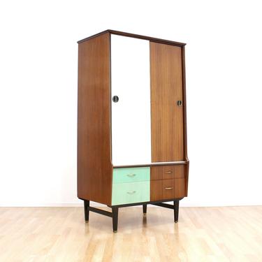 Mid Century Armoire by Limelight Furniture with Mirror 