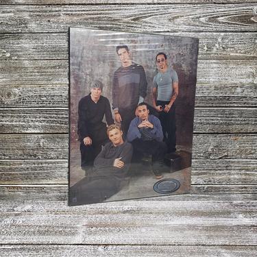 NOS Backstreet Boys Wood Poster, Vintage 2000 Y2K Wall Plaque, Funky Enterprises, 1990s Boy Band, Nick Carter, Brian Littrell, Wall Hanging 