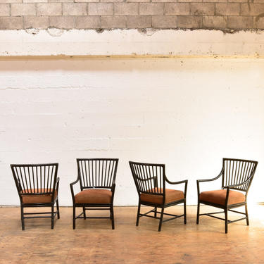 Vintage Prescott McGuire Chairs Set of 4 – Orlando Diaz-Azcuy