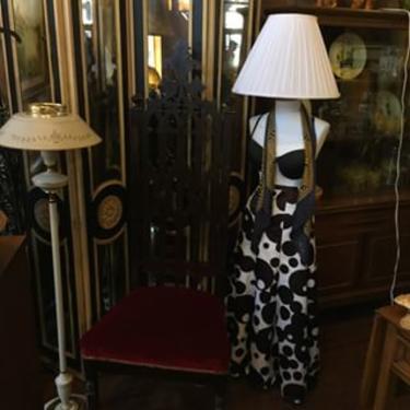 Royal Chair,  30's Room Divider Lamp Holiday Sale 20% off #shawdc #seeninshaw #swDC #dupont #14street #barcarts #lamps #chairs #dupont