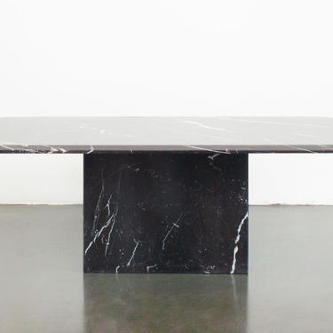 Black Marble Coffee Table by HomesteadSeattle
