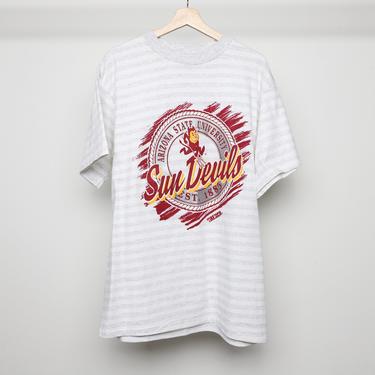 vintage ARIZONA STATE Sun Devils Tempe Phoenix, Arizona college basketball hoops vintage 90s t-shirt -- size large 
