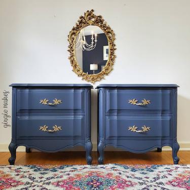 Gorgeous French Provincial Nightstands 