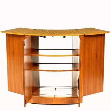 Mid-Century Modern Metamorphic Cocktail Drinks Cabinet Portable Bar by  London 