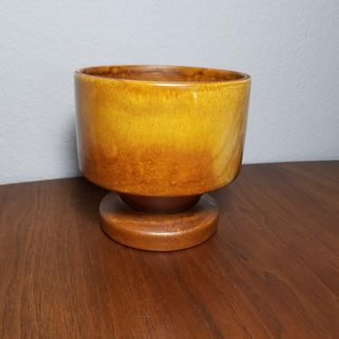 Haeger Brown Glazed Pottery Vase by RetroRevivalShop