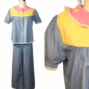 1940s 1950s Deadstock Pajama Set Vintage Sleepwear 
