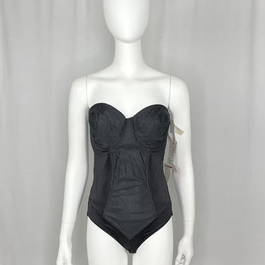 Vintage 1980s Sophistique by Smoothier Backless Strapless Body Briefer-New with Tags 